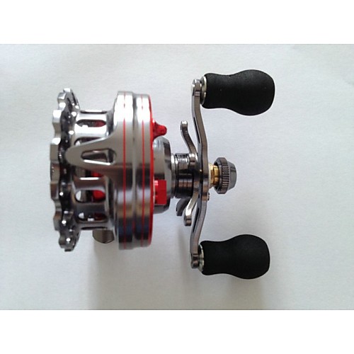 

Fishing Reel Baitcasting Reel 2.6:1 Gear Ratio 6 Ball Bearings for Bait Casting / Ice Fishing / General Fishing - ZM60 R