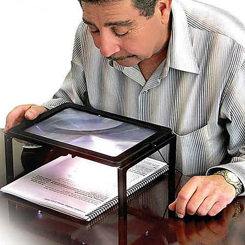 

Full Page Large Giant Desk Magnifying Glass Magnifier for Reading