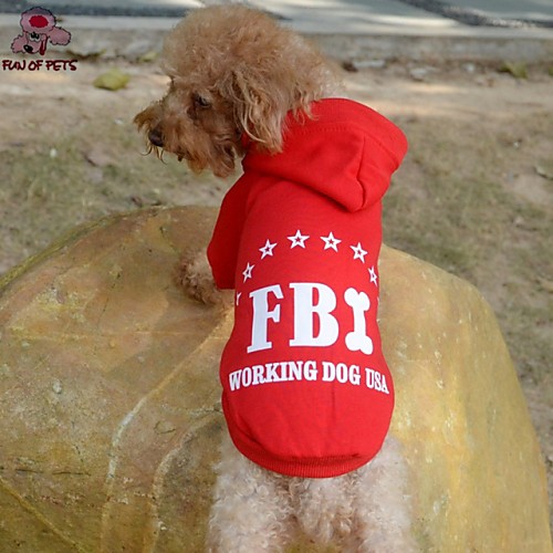 

Cat Dog Coat Hoodie Dog Clothes Stripes Stars Yellow Red Blue Polar Fleece Cotton Costume For Winter Cosplay Wedding