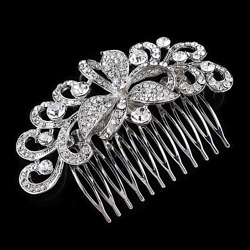 

Rhinestone Hair Combs with 1 Wedding / Special Occasion Headpiece