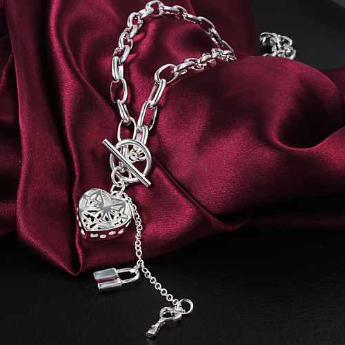 

Women's Pendant Necklace Heart Love Sterling Silver Silver Necklace Jewelry For