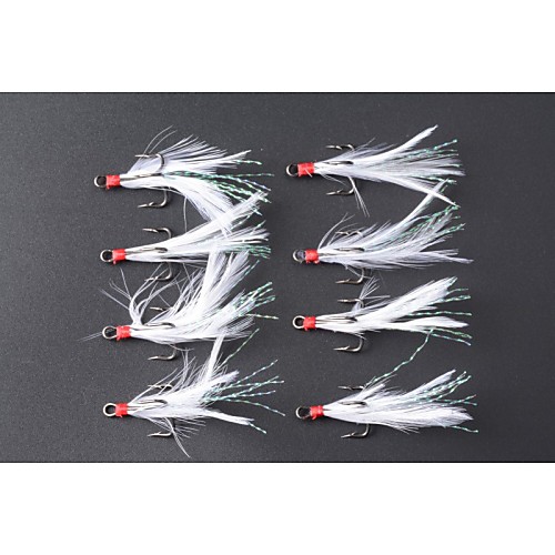 

20 pcs Fishing Hooks Fishing Lures Fishing Rigs Bass Trout Pike Sea Fishing Freshwater Fishing Steel Alloy Carbon Metal