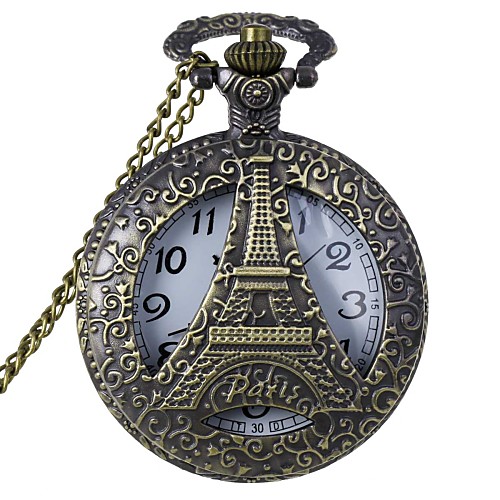 

Men's Women's Unisex Pocket Watch Quartz 30 m Hollow Engraving Analog