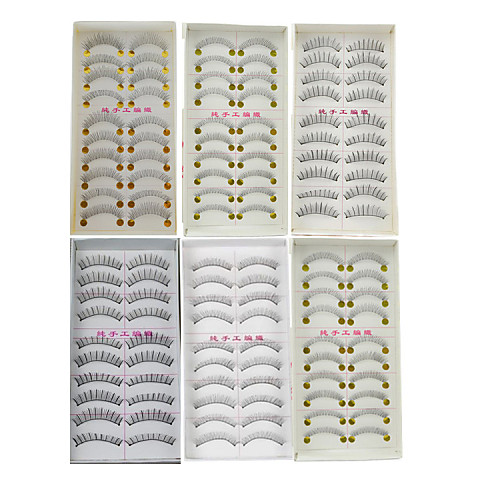 

Eyelash Extensions False Eyelashes 120 pcs Volumized Curly Extra Long Microfiber Daily Full Strip Lashes Crisscross Thick - Makeup Daily Makeup Cosmetic Grooming Supplies