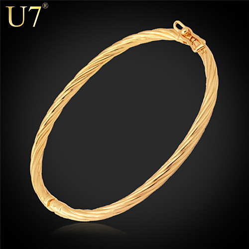 

Women's Bracelet Ladies Vintage Party Work Casual 18K Gold Plated Bracelet Jewelry Gold / Silver For Special Occasion Birthday Gift Daily