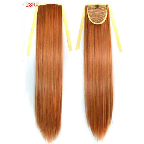 

Straight Synthetic Hair Piece Hair Extension 18 inch #28