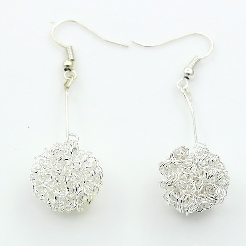 

Women's Cubic Zirconia Drop Earrings Ladies European Fashion Cubic Zirconia Platinum Plated Earrings Jewelry Silver For