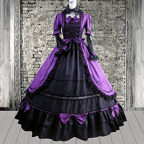 

Dress Sweet Lolita Dress Lolita Accessories Dress Cotton Halloween Costumes / Medium Length