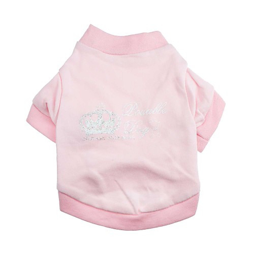 

Dog T-Shirt / T-Shirt Single color/ Spring And Fall Floral / Crowns Fashion
