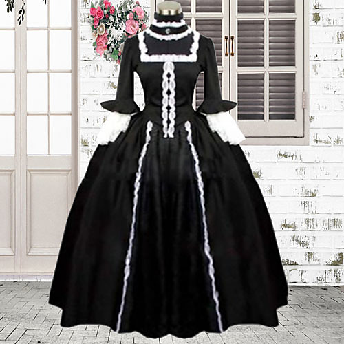 

Dress Sweet Lolita Dress Lolita Accessories Dress Cotton Halloween Costumes / Medium Length