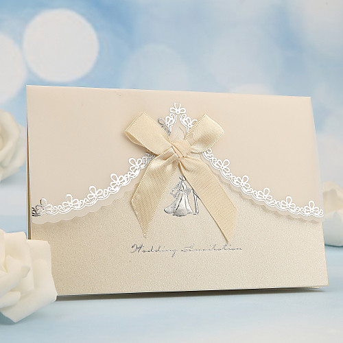 

Side Fold Wedding Invitations 50 - Invitation Cards Pearl Paper