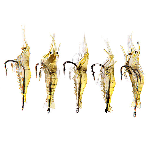 

20 pcs Fishing Lures Soft Bait Craws / Shrimp Sinking Bass Trout Pike Bait Casting Freshwater Fishing Carp Fishing Silicon / Bass Fishing / Lure Fishing / General Fishing