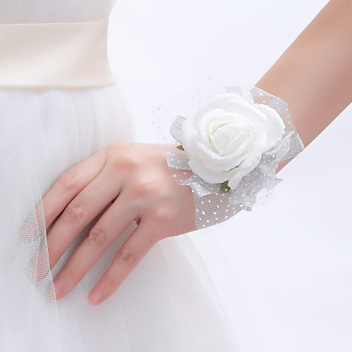 

Wedding Flowers Bouquets / Wrist Corsages / Unique Wedding Décor Wedding / Special Occasion / Party / Evening Material / Lace 0-20cm
