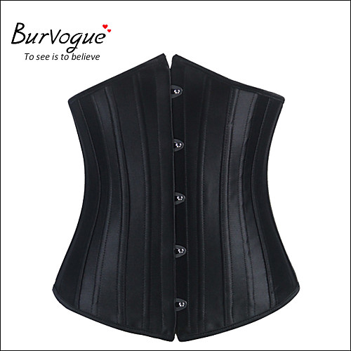 

Women's Buckle Corset Dresses - Solid Colored Black XXXXL XXXXXL XXXXXXL