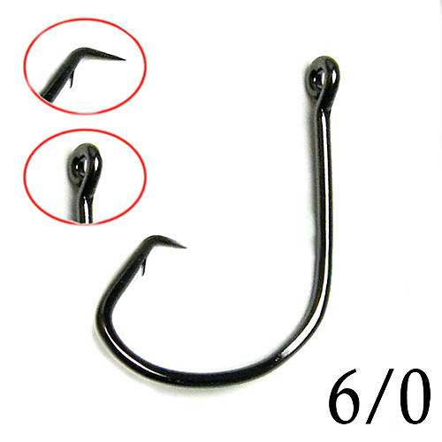 

100 pcs Fishing Hooks Bass Trout Pike Circle Hook Sea Fishing Freshwater Fishing General Fishing / Carbon