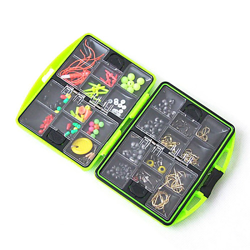 

Fishing Accessories Box Surf Casting Fishing Tackle Box Swivel Jig Hook Sinker Floating Beads Fishing Tools Set