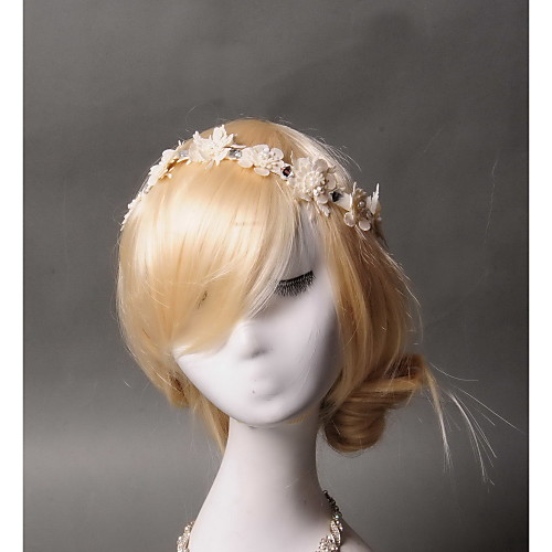 

Rhinestone Fabric Headbands Headpiece Classical Feminine Style