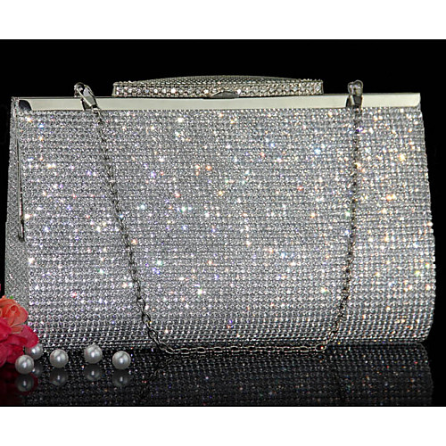 

Women's Crystals PU Leather Evening Bag Gold / Silver