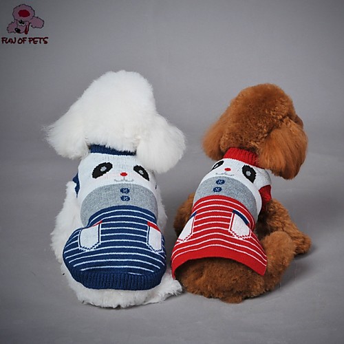 

Cat Dog Coat Sweater Puppy Clothes Cosplay Wedding Winter Dog Clothes Puppy Clothes Dog Outfits Red Blue Costume for Girl and Boy Dog XS S M L XL