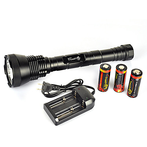 

5 LED Flashlights / Torch Tactical Waterproof 13000 lm LED LED Emitters 5 Mode Tactical Waterproof Rechargeable Impact Resistant Strike Bezel Emergency Camping / Hiking / Caving Everyday Use Cycling