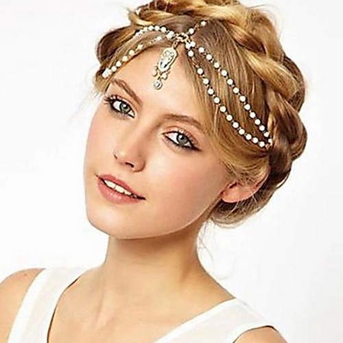 

Women's Headbands For Wedding Party Daily Casual Alloy