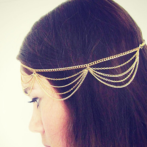 

Women's Vintage Party Work Alloy Solid Colored / Cute / Gold