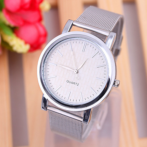 

Women's Wrist Watch Quartz Silver / Gold Casual Watch Analog Ladies Fashion Minimalist - Silver Golden One Year Battery Life