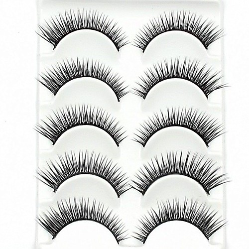 

Eyelash Extensions False Eyelashes 10 pcs Volumized Fiber Daily Thick Natural Long - Makeup Daily Makeup Cosmetic Grooming Supplies