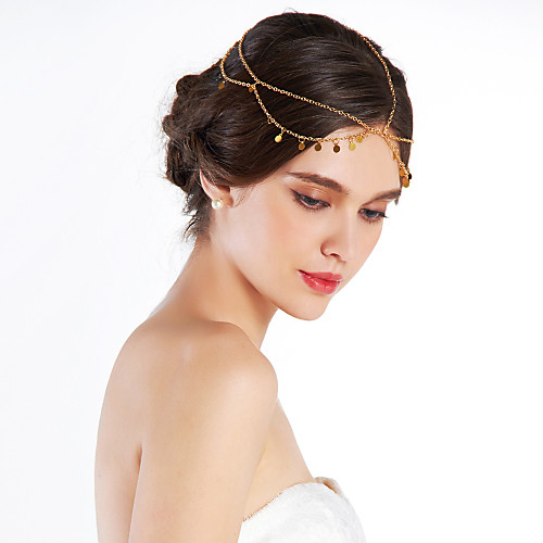 

Alloy Headwear / Head Chain with Floral 1pc Special Occasion / Casual / Outdoor Headpiece Christmas