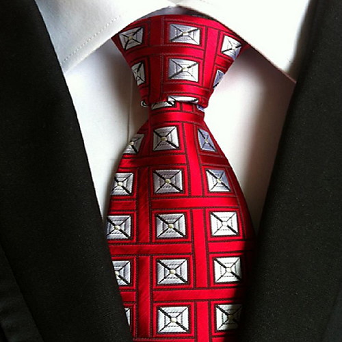 

Men's Party / Work / Basic Necktie - Geometric Print