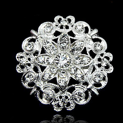 

Women's Brooches Retro Flower Ladies Elegant & Luxurious Fashion Victorian Brooch Jewelry White For Daily Evening Party Prom Company Party