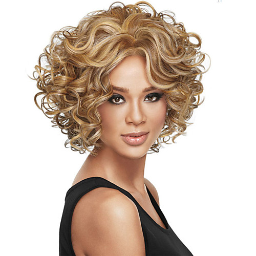 

high quality european and american fashion curly wig two colors are optional