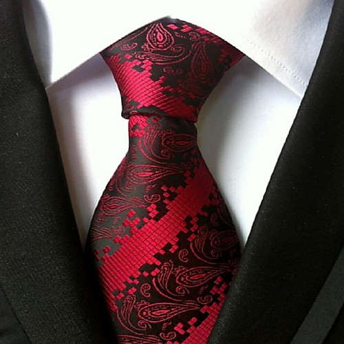 

Men's Work Necktie - Paisley Print