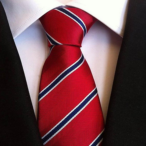 

Men's Party / Work / Basic Necktie - Striped