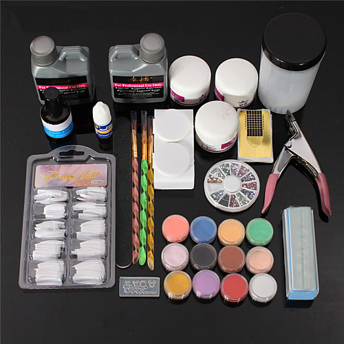 

30 pcs Nail Kits Punk Nail Art Kit Nail Jewelry for Finger