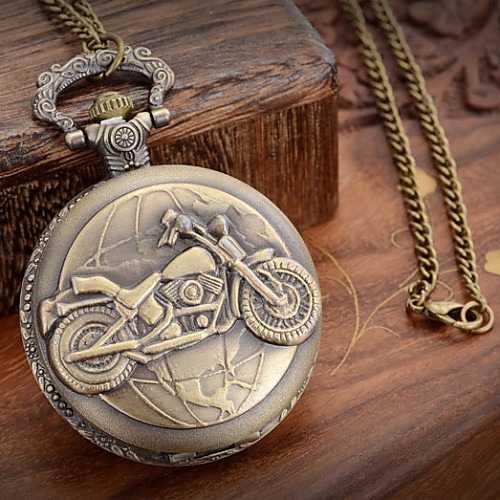 

Men's Pocket Watch Japanese Quartz Bronze 30 m Casual Watch Analog Charm One Year Battery Life