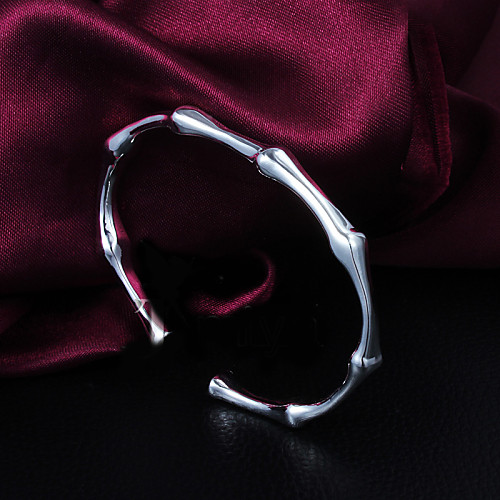 

Women's Bracelet Bangles Sterling Silver Bracelet Jewelry Silver For Christmas Gifts Wedding Party Daily Casual