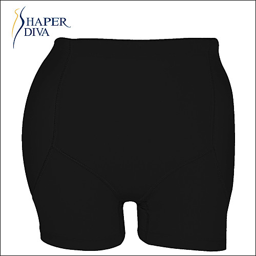 

Women's Shaping Panty - Plus Size, Solid Colored Mid Waist Black Beige M L XL