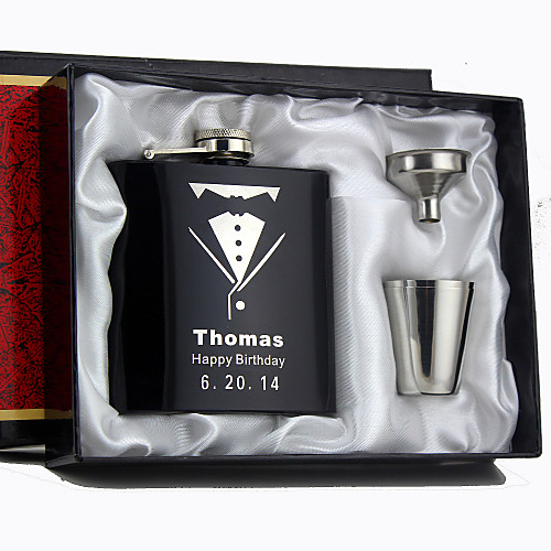 

Personalized Stainless Steel Barware & Flasks / Hip Flasks Wedding