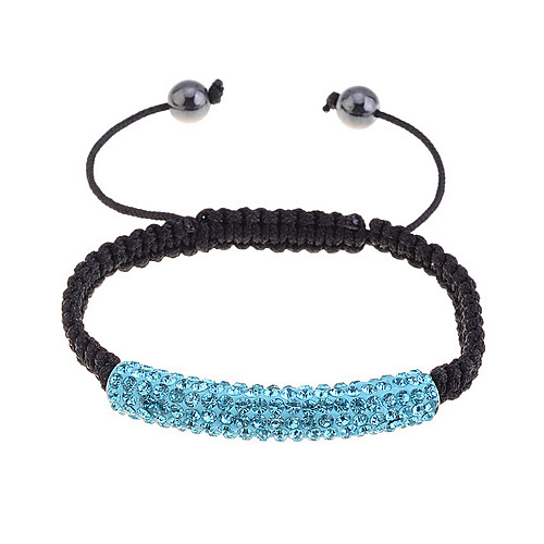 

Women's Crystal Leather Bracelet Crystal Bracelet Jewelry White / Blue / Pink For Party Daily Casual