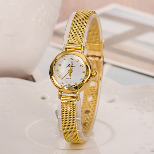 

Women's Luxury Watches Fashion Watch Gold Watch Japanese Quartz Gold 30 m Casual Watch Analog Ladies Elegant - Golden Two Years Battery Life