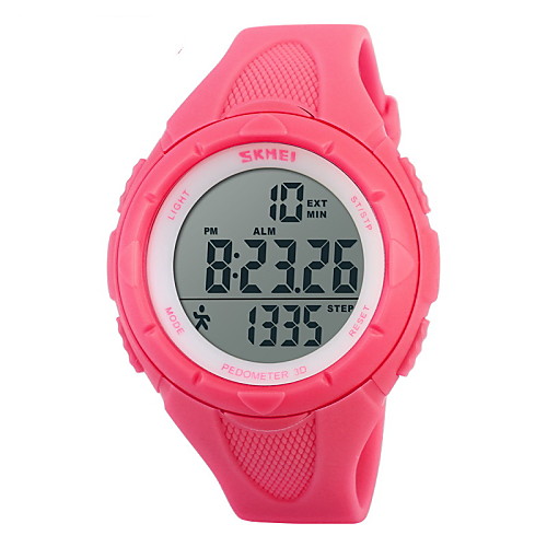 

SKMEI Women's Sport Watch Digital Watch Digital Digital Ladies Water Resistant / Waterproof Alarm Calendar / date / day / Two Years / Rubber