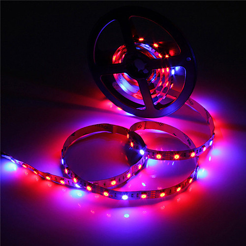 

ZDM 5M Waterproof LED Light Strips Flexible Tiktok Lights IP65 5050 4 Red1 Blue Full Spectrum Led Grow Light 300Leds Led Strip Lamps for Plants Growing Aquarium Lighting 1pc