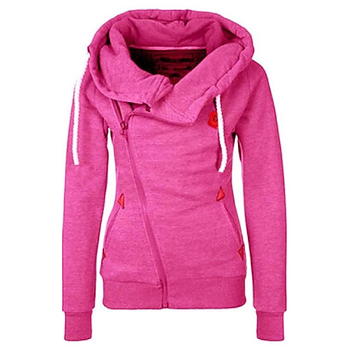

Women's Maternity Hoodie Jacket Solid Colored / Panda Basic Black Fuchsia Dark Gray Khaki Light gray S M L XL / Fall