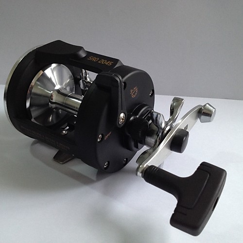 

Fishing Reel Baitcasting Reel / Conventional / Trolling Reel 3.8:1 Gear Ratio 3 Ball Bearings for Sea Fishing / Bait Casting / Trolling & Boat Fishing - SRO2045AL