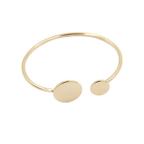 

Women's Cuff Bracelet Open Alloy Bracelet Jewelry Silver / Golden For Wedding Party Daily Casual Sports