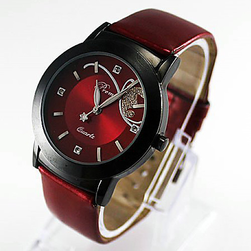 

Women's Wrist Watch Analog Quartz Ladies Casual Watch / One Year / Stainless Steel / Quilted PU Leather