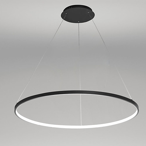 

1-Light Ecolight™ 40(16'') LED Pendant Light Metal Acrylic Circle Painted Finishes Modern Contemporary 110-120V / 220-240V