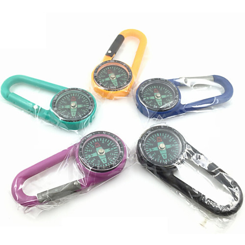 

Compasses Carabiner Convenient Plastic Hiking Climbing Camping Outdoor Travel