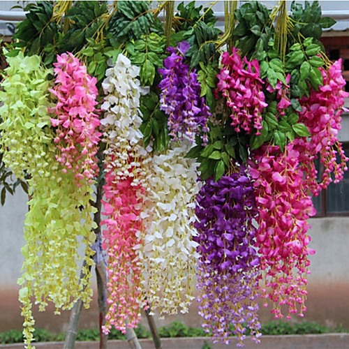 

Polyester Simple Style Vine Wall Flower Vine 1
